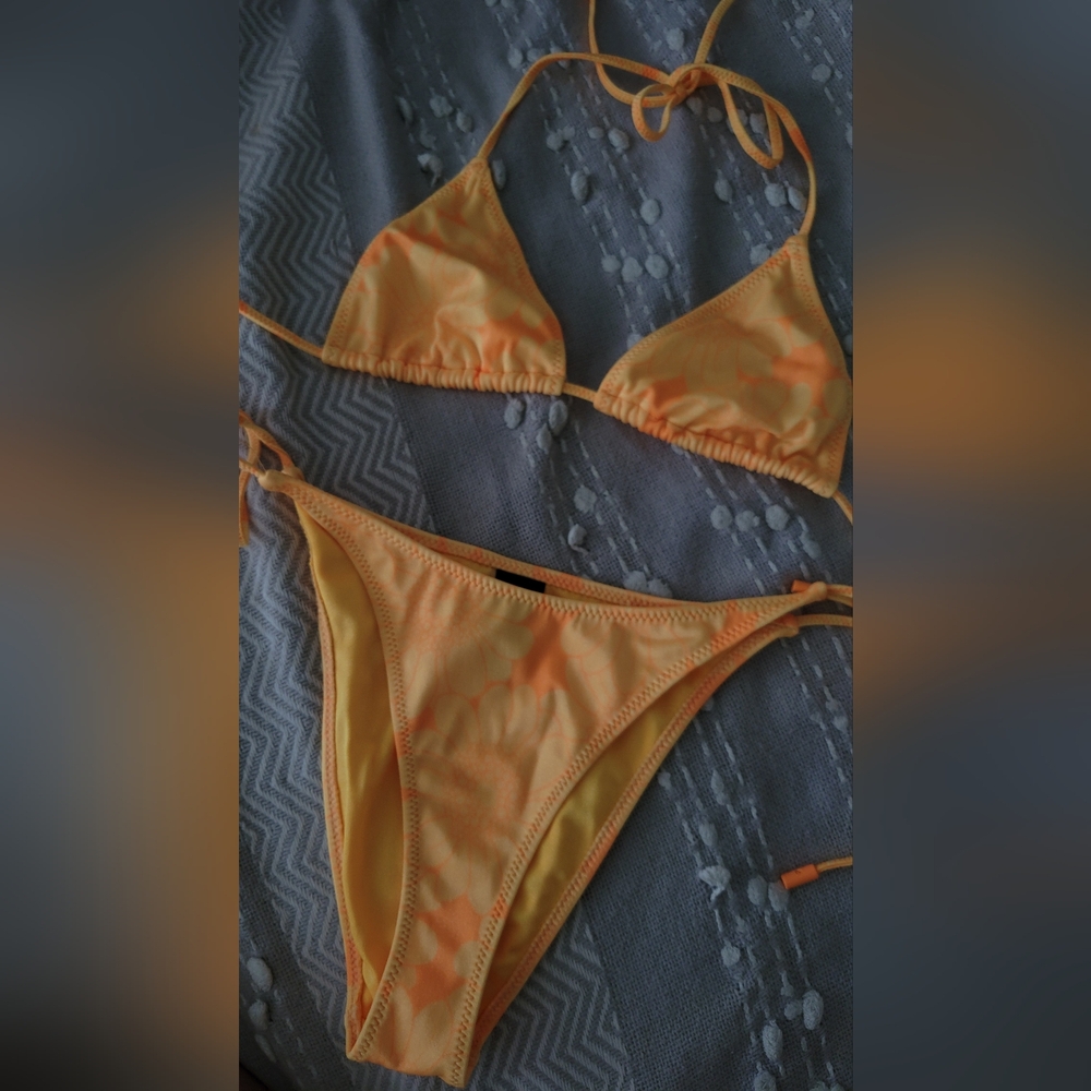 Triangl Floral Yellow Bikini Set - Picture 7 of 10